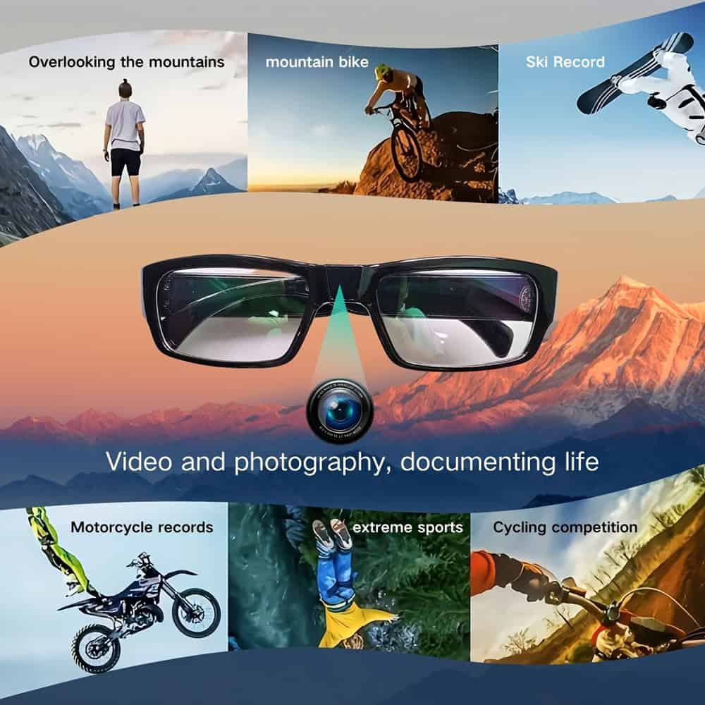 Eyeglasses Hidden Spy Camera with Built in DVR - Image 11